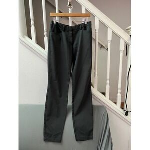 Oobe Black Tapered Dress Pants Womens Size 6/33 Mid Rise Professional Trousers